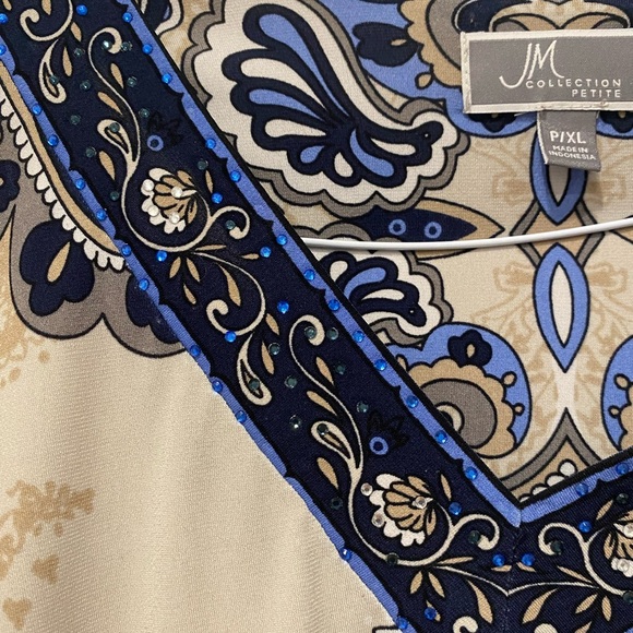 Women’s XL JM collection blouse top - Picture 2 of 5